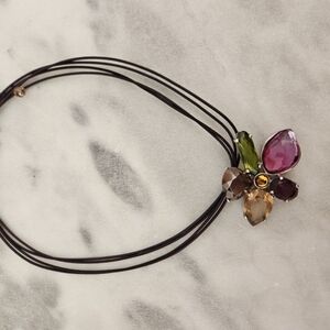 Elegant Multicolor Gemstone Necklace